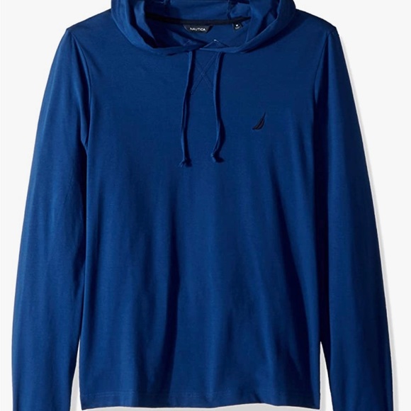 Nautica Men’s Marine Blue Hoodie T-Shirt | Size XL | NWT - Picture 5 of 5